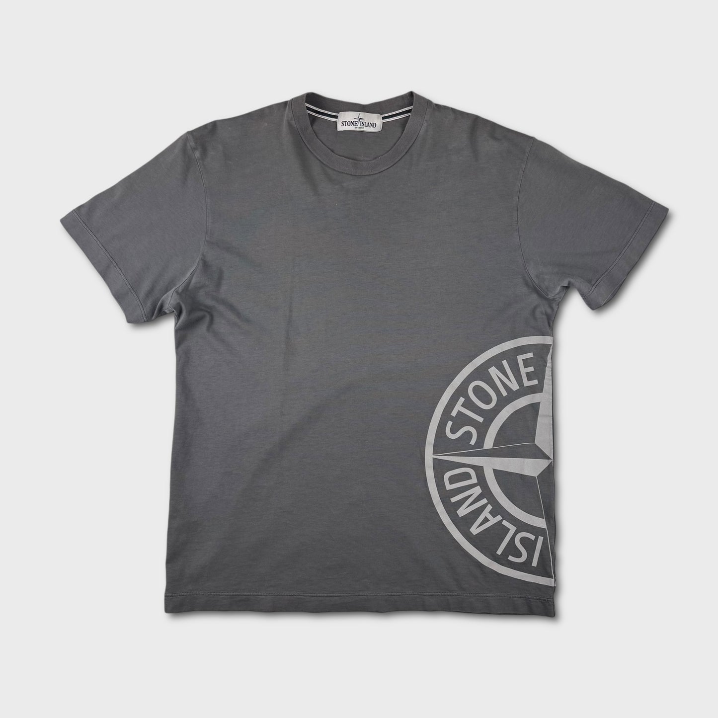 Stone Island Charcoal Reflective T-Shirt L
