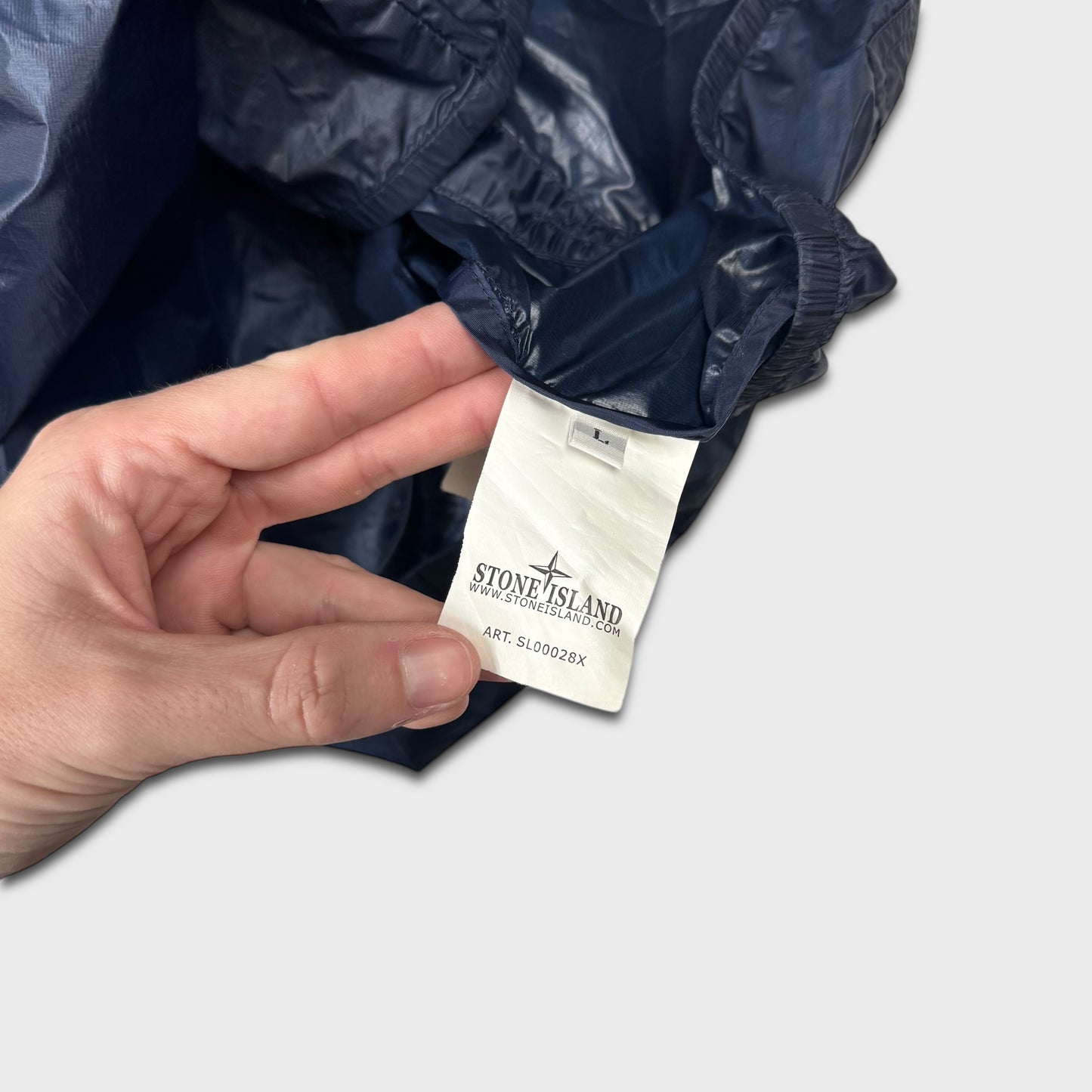 Stone Island 2000’s Face Mask Hyperlight Nylon Jacket L