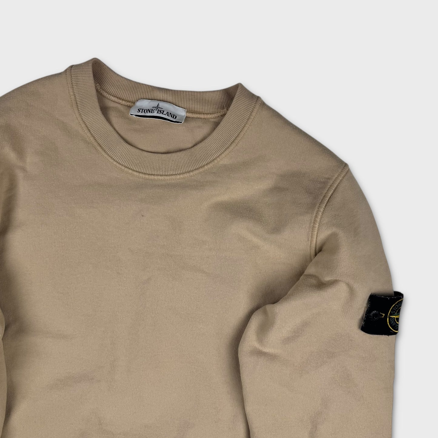 Stone Island Sand Crewneck Sweatshirt M