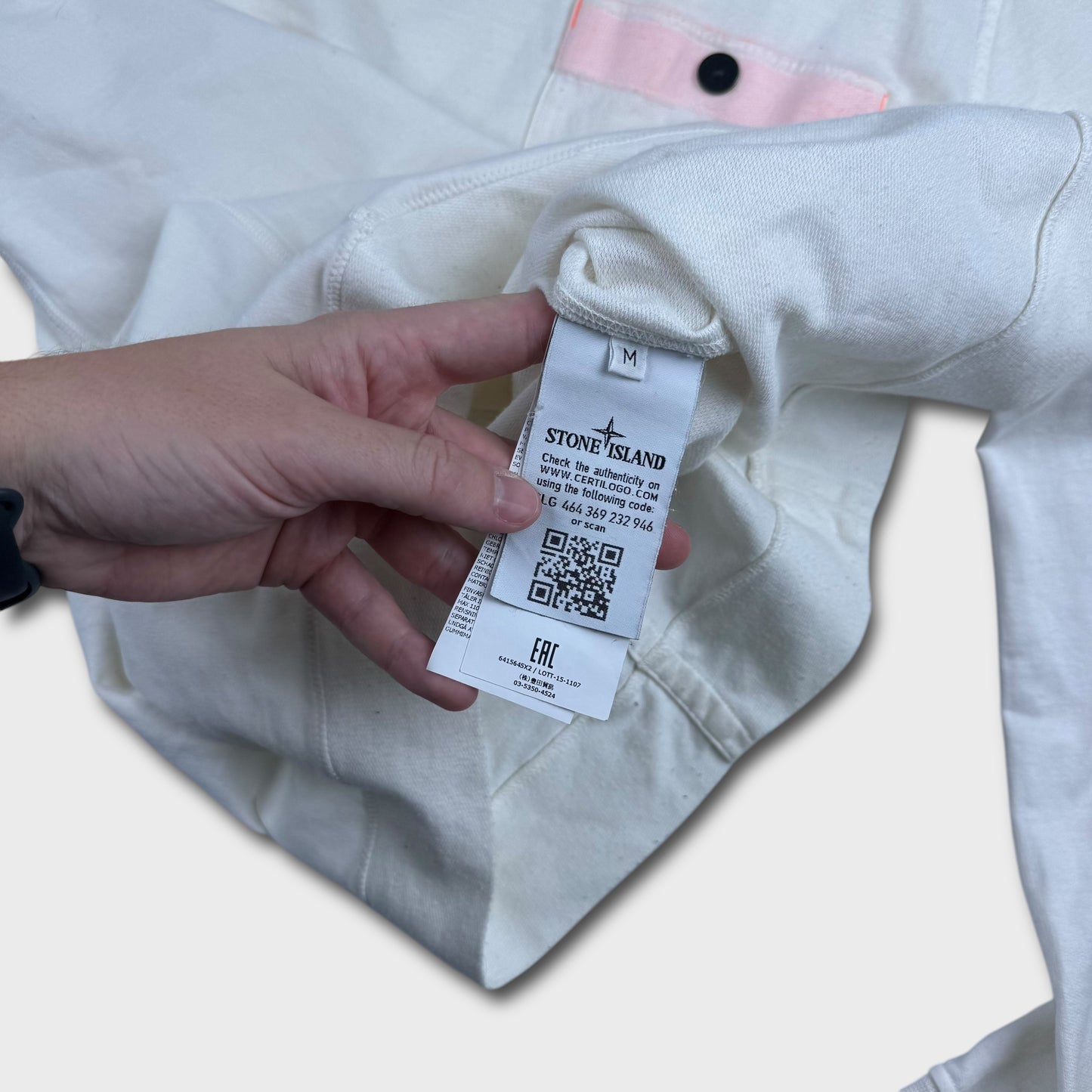 Stone Island Reflective Marina Crewneck M