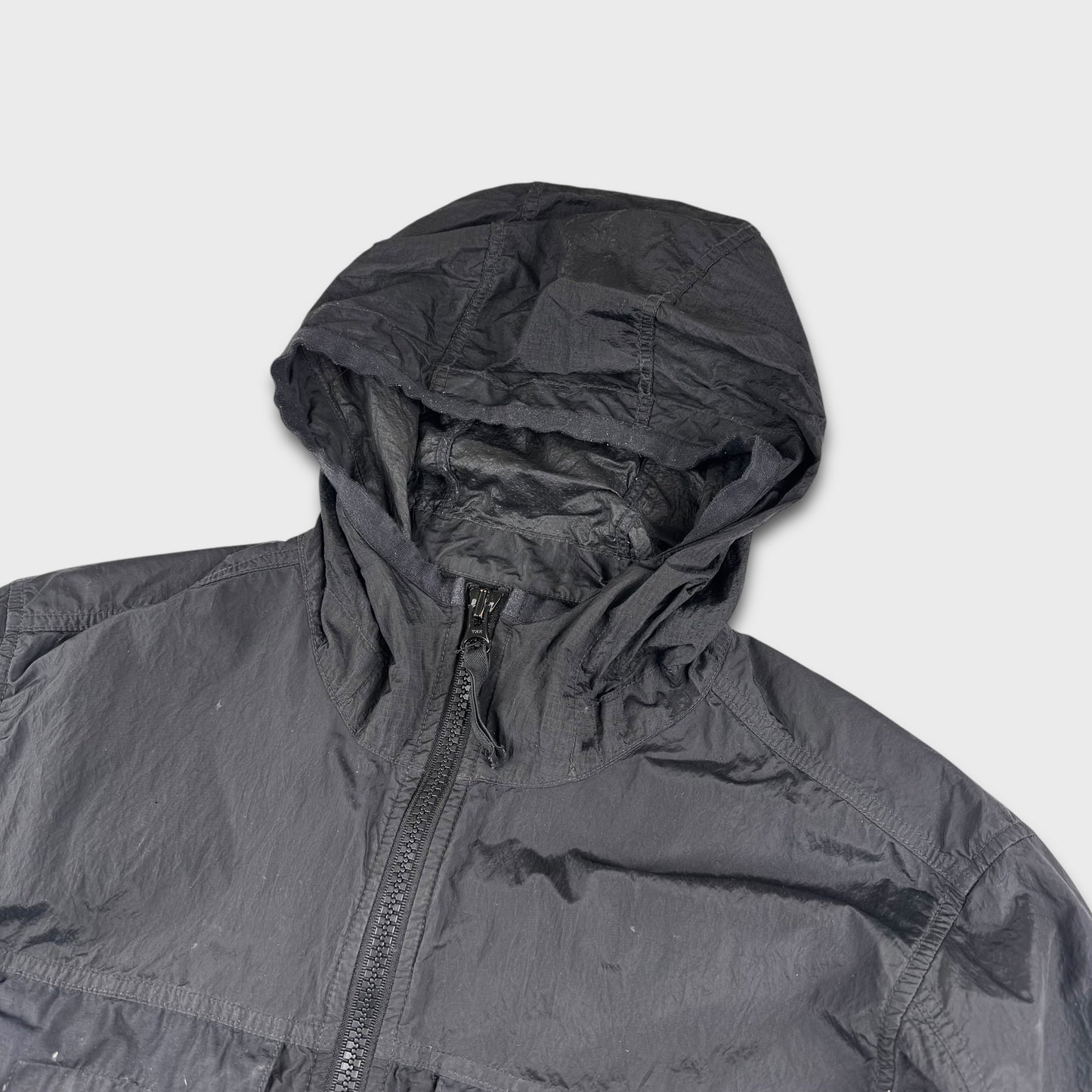 Stone Island Black Nylon Metal Watro M