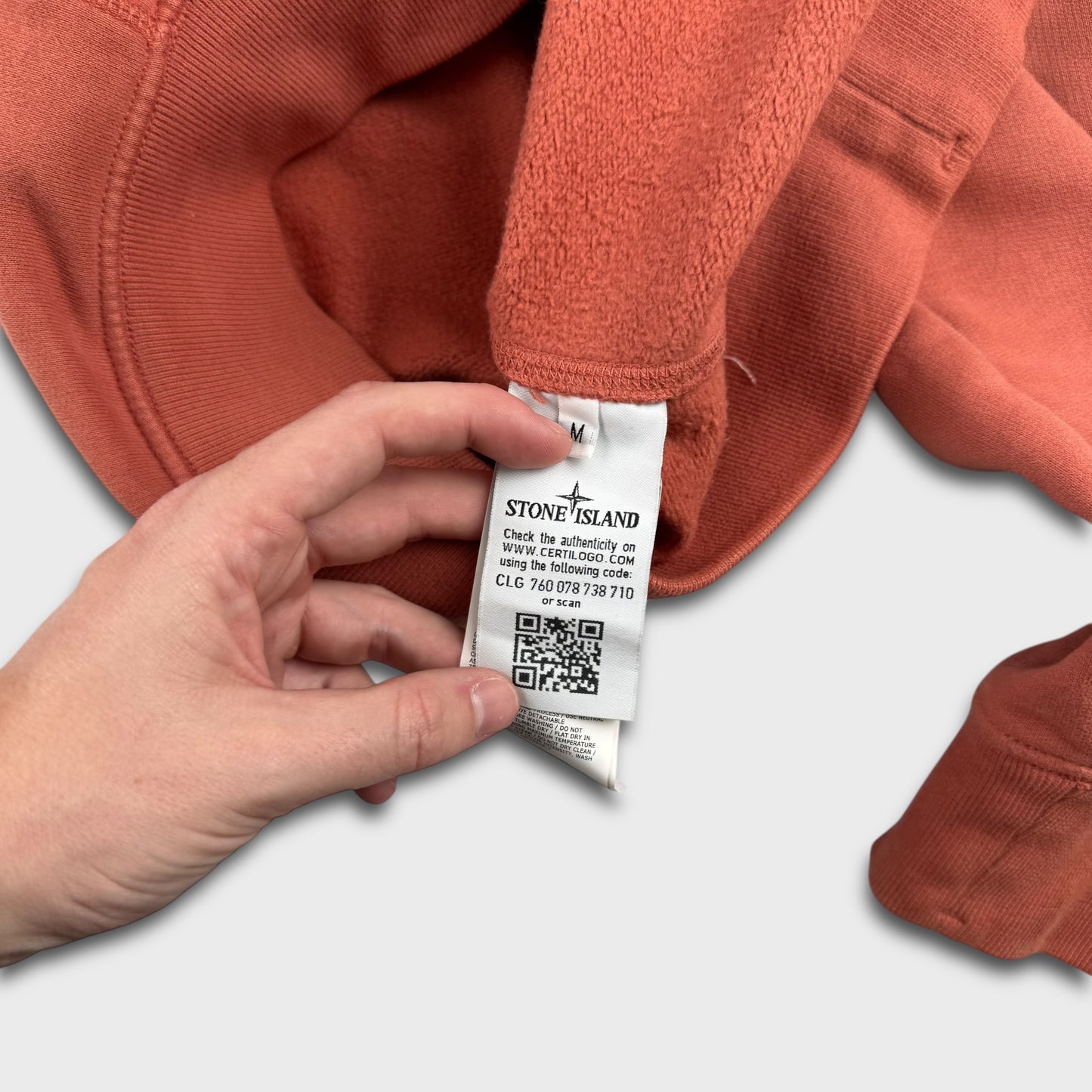 Stone Island Burnt Red Crewneck M