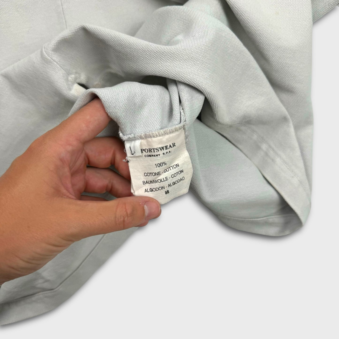 Stone Island 2000’s Cream Polo Shirt L