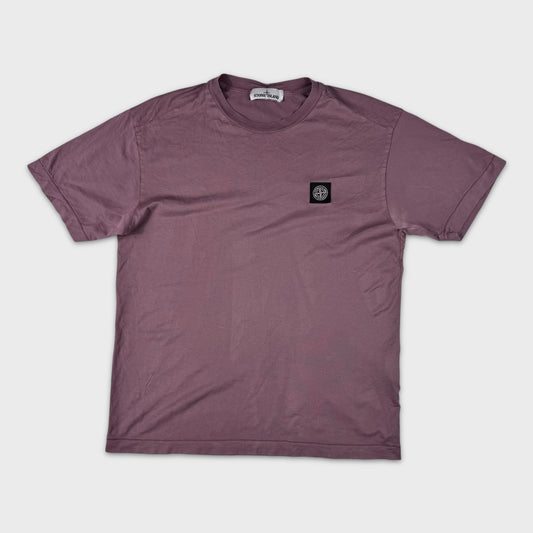 Stone Island Pink Compass Logo T-Shirt M