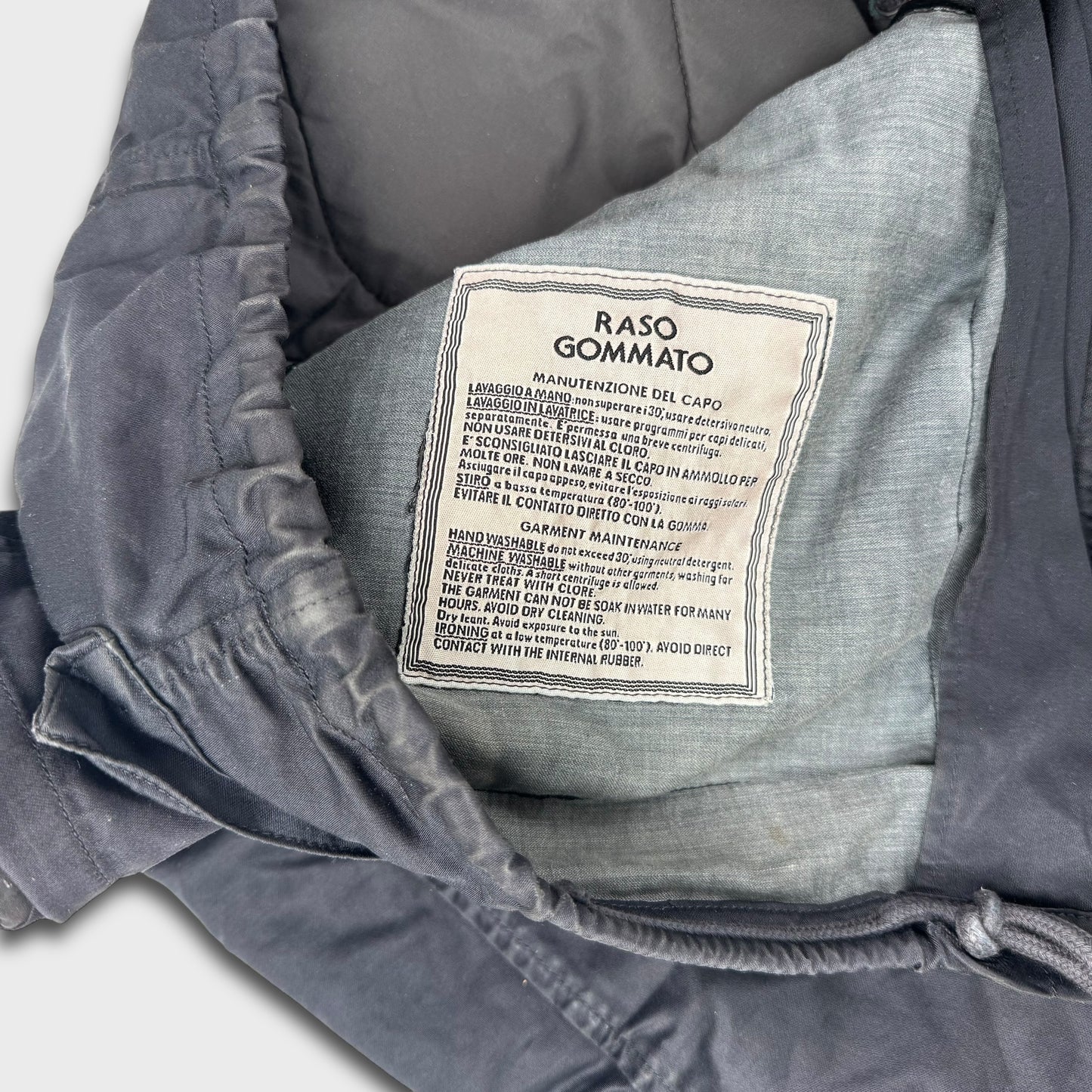 Stone Island Raso Gommato Liner Shoulder Badge Jacket XXL