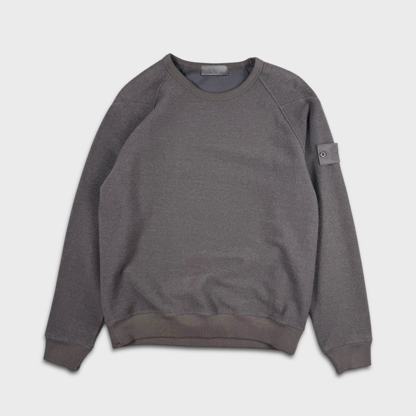 Stone Island Grey Woolen Ghost Knit L