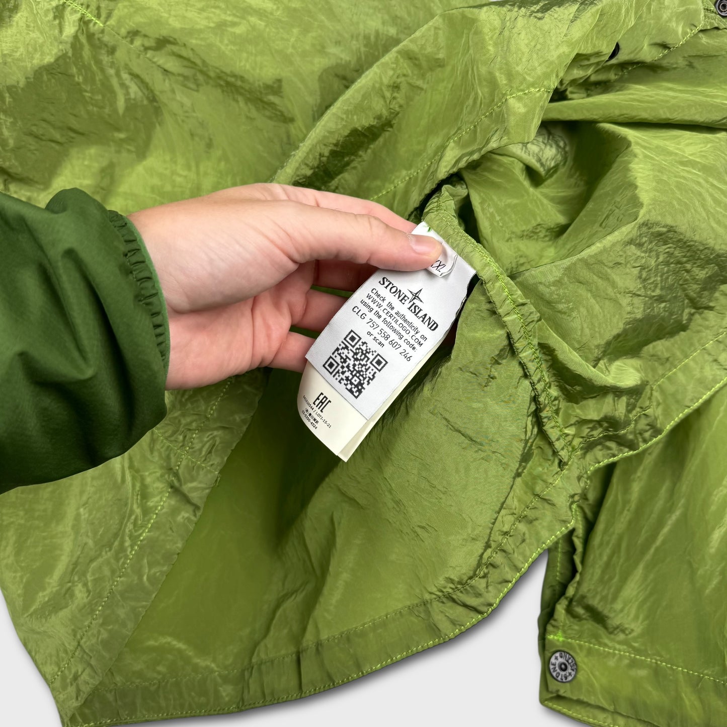 Stone Island Green Nylon Metal Overshirt XXL