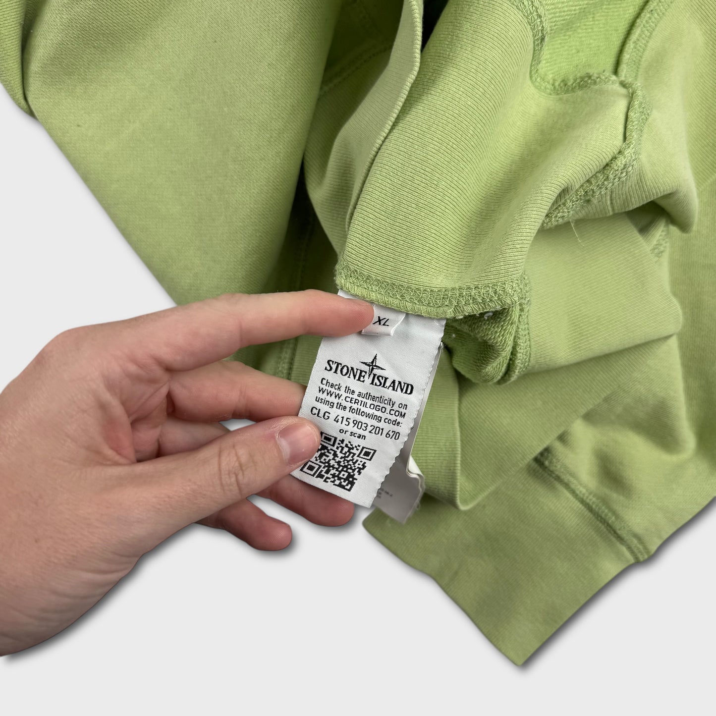 Stone Island Pistachio Green Crewneck XL