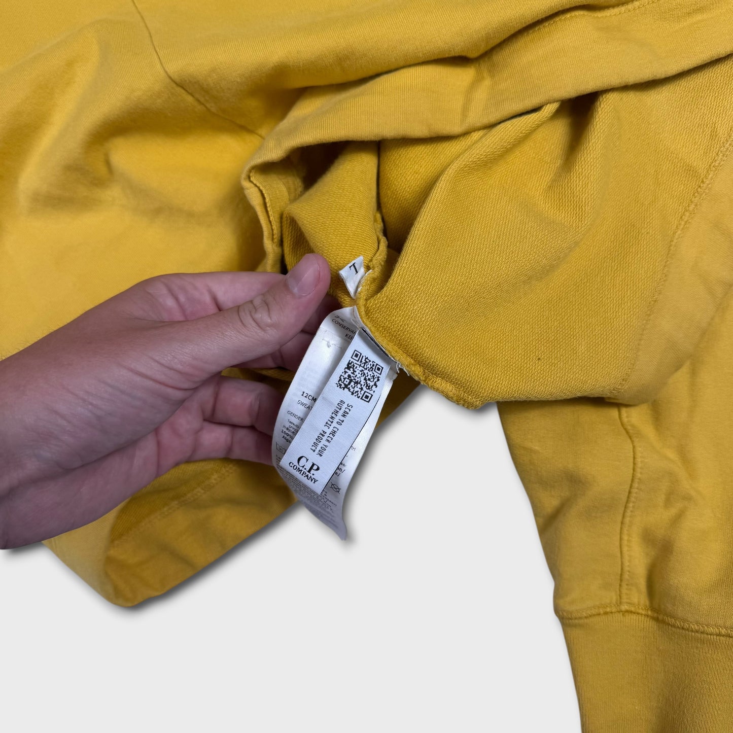 CP Company Yellow Lens Hoodie L