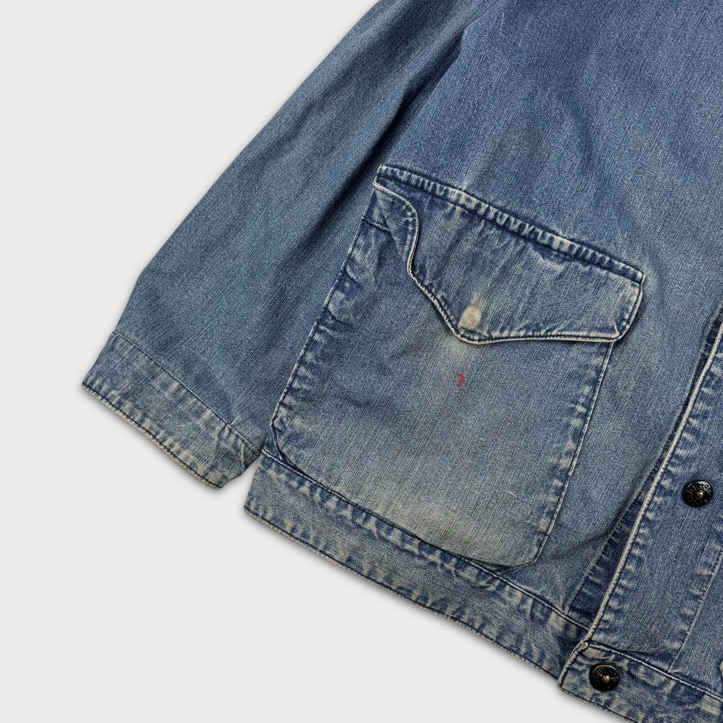 Stone Island SS1995 Denim Tela Stella Jacket XL