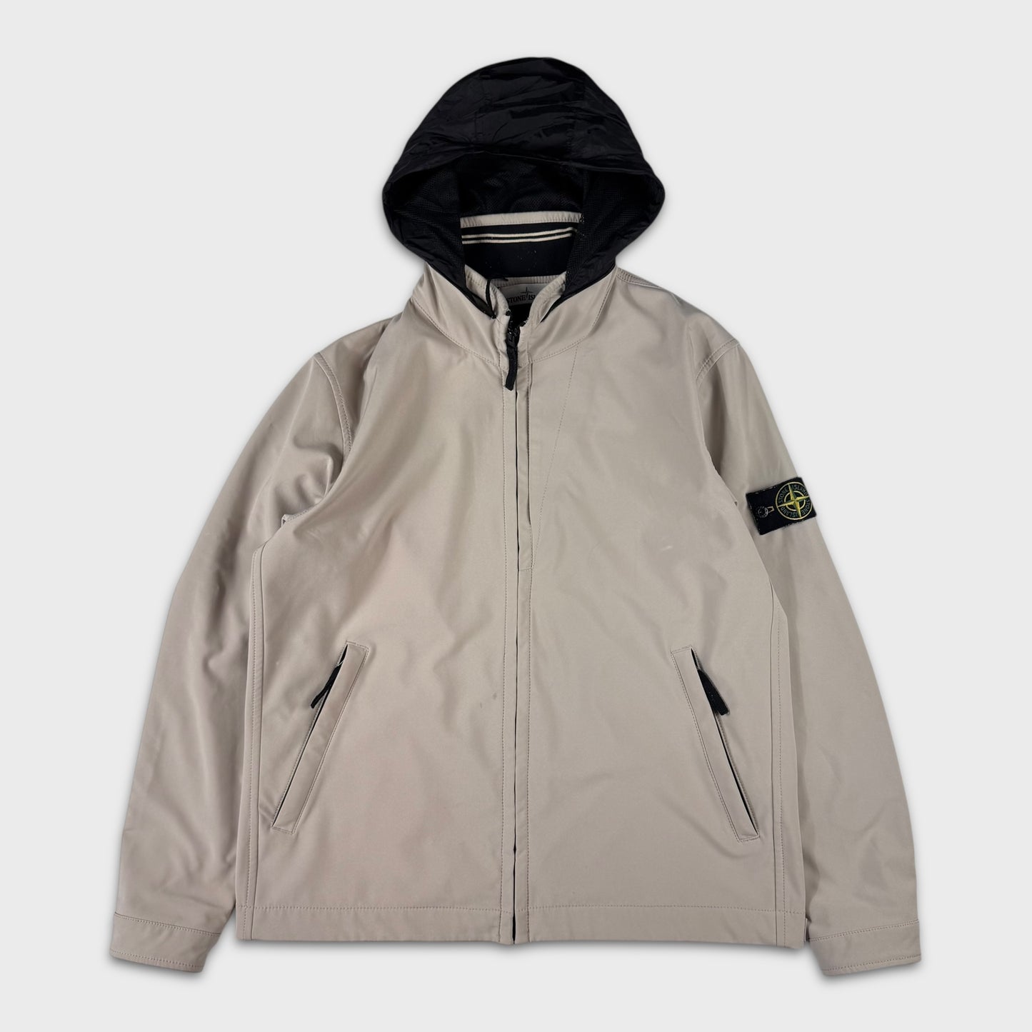 Stone Island Beige Light Soft Shell-R Jacket XXL
