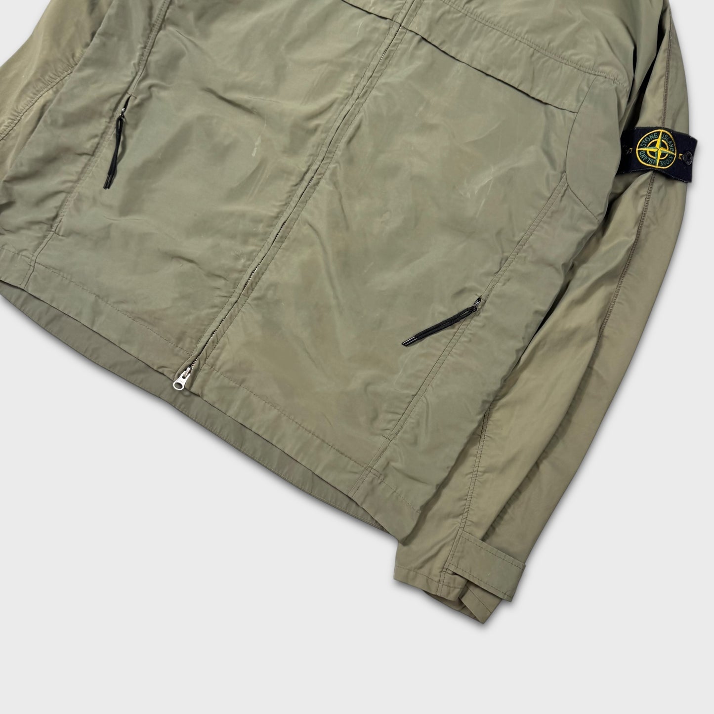 Stone Island Olive Micro Reps Jacket L