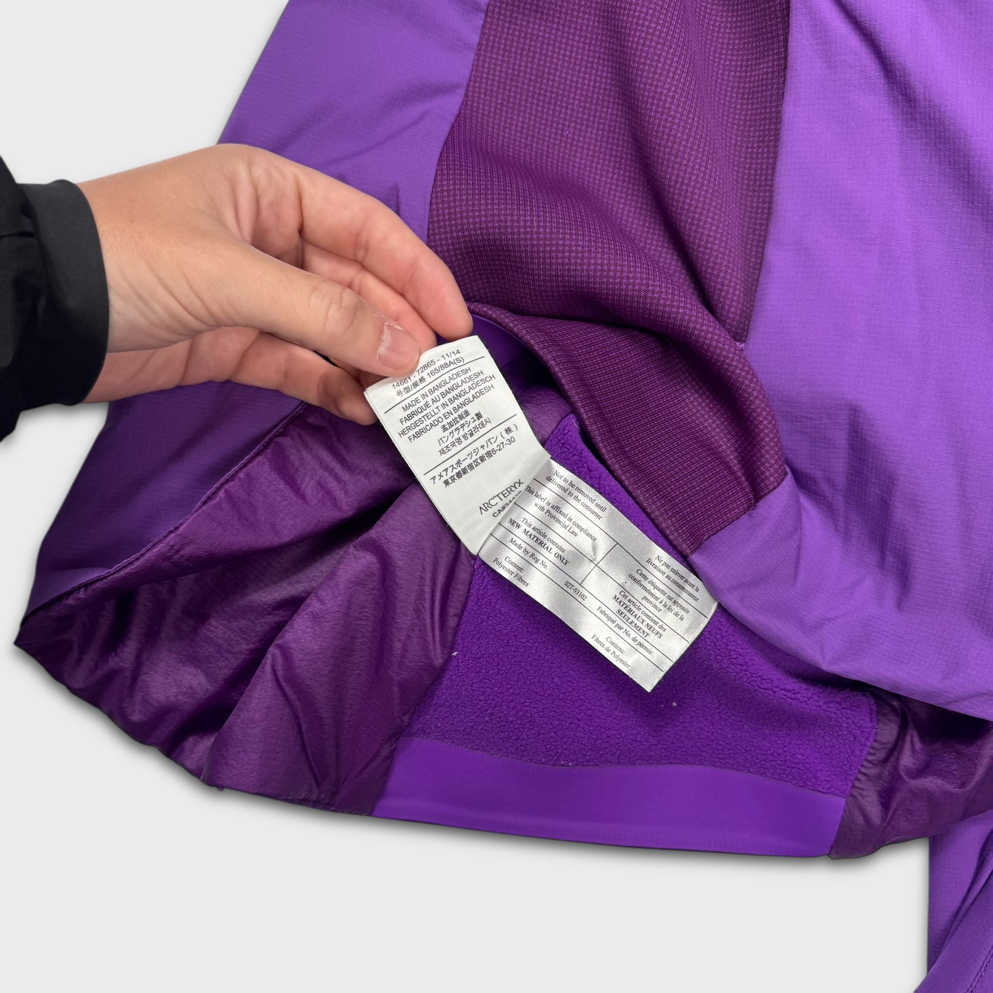 Arc’teryx Women’s Purple Atom Jacket S