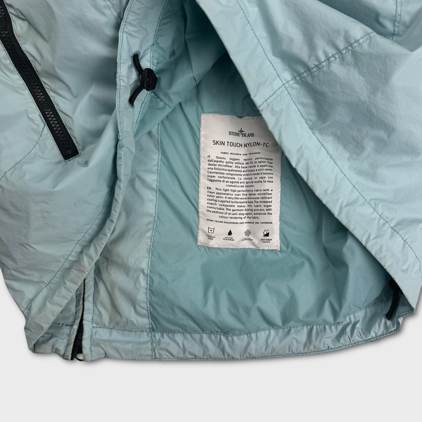 Stone Island Baby Blue Skin Touch Jacket M