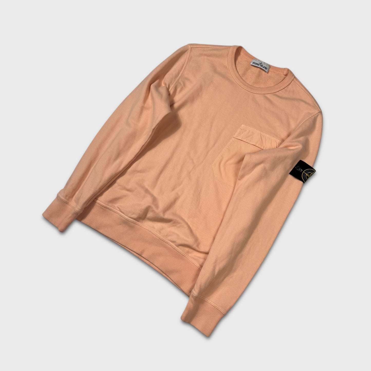 Stone Island Peach Pocket Crewneck M