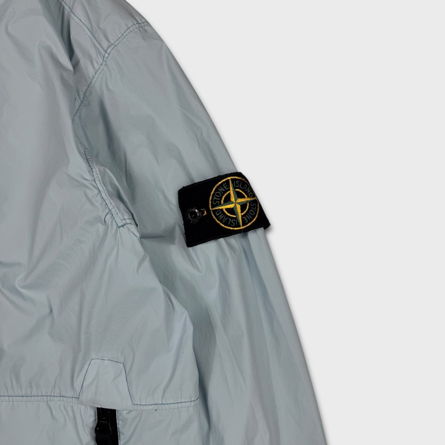 Stone Island Sky Blue Skin Touch Nylon-TC Jacket L