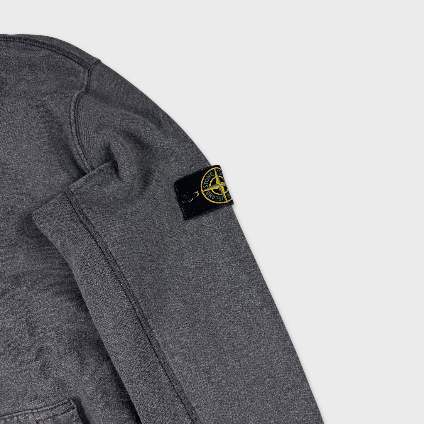 Stone Island Charcoal Zip Sweatshirt XL