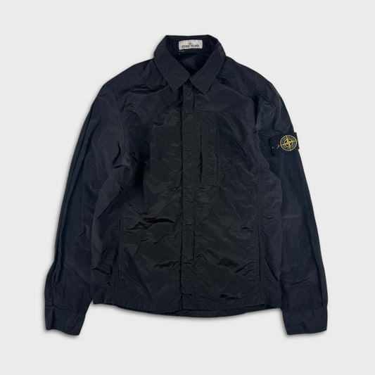 Stone Island Black Nylon Metal Overshirt M