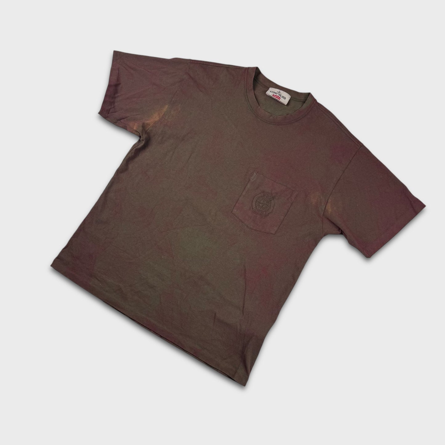 Stone Island x Supreme Dust Effect T-Shirt M