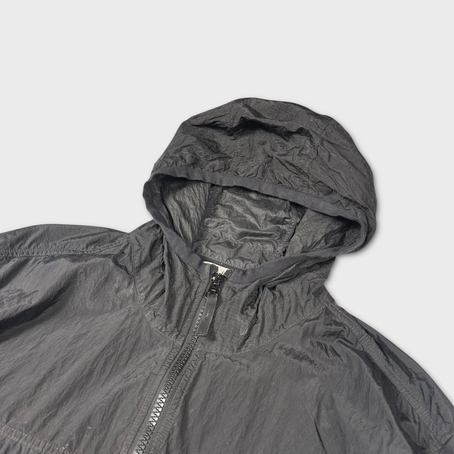 Stone Island Black Nylon Metal Ripstop Jacket XXL