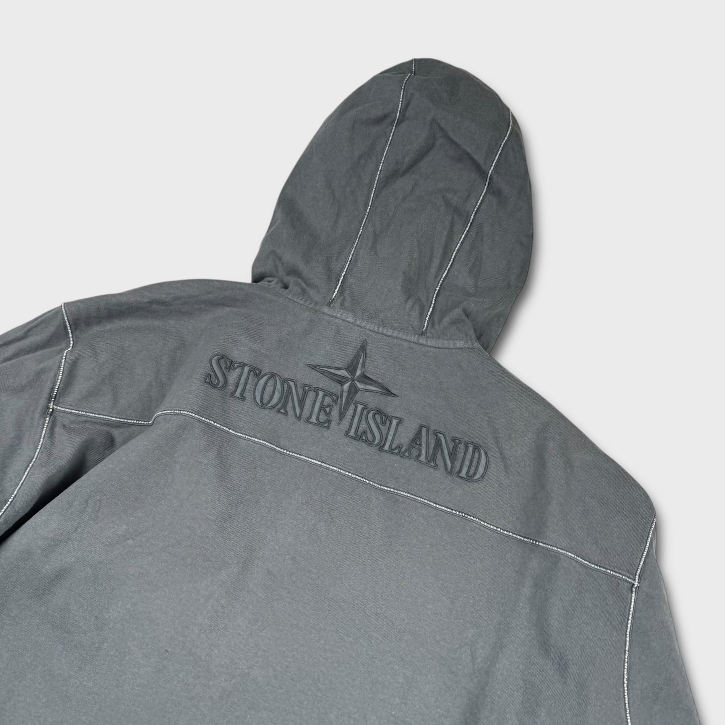 Stone Island Stellina / Spellout Hooded Top L