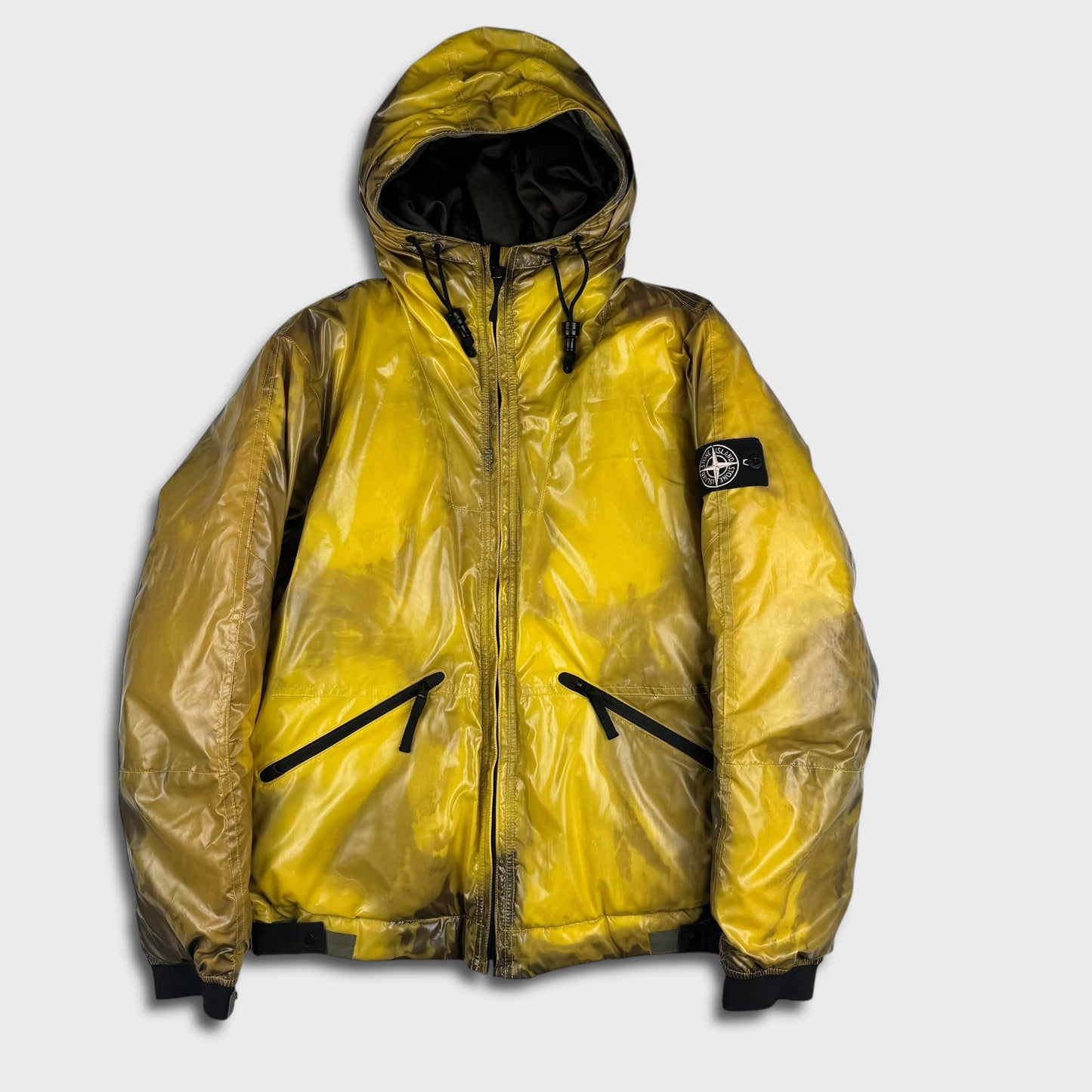 Stone Island ‘Ice Jacket’ Down Yellow / Brown M