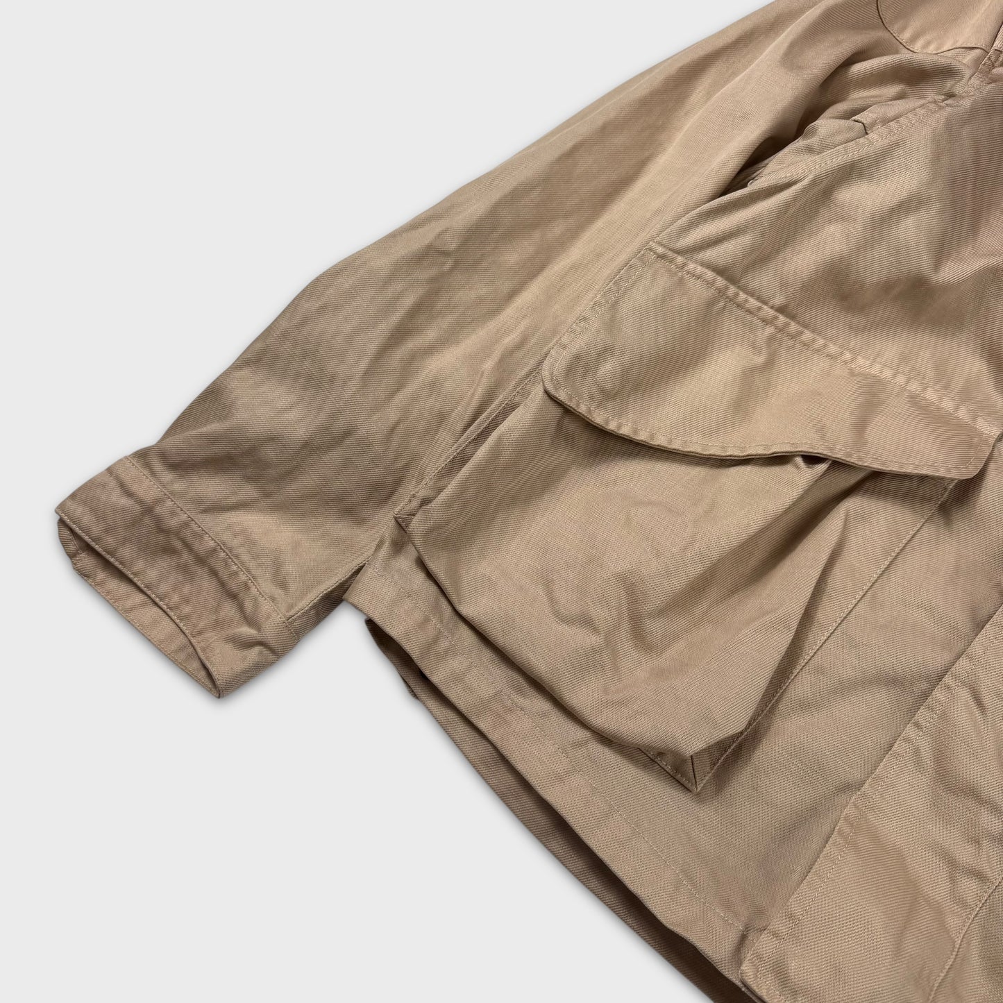 Stone Island 2004 Batavia Beige Cotton Jacket L