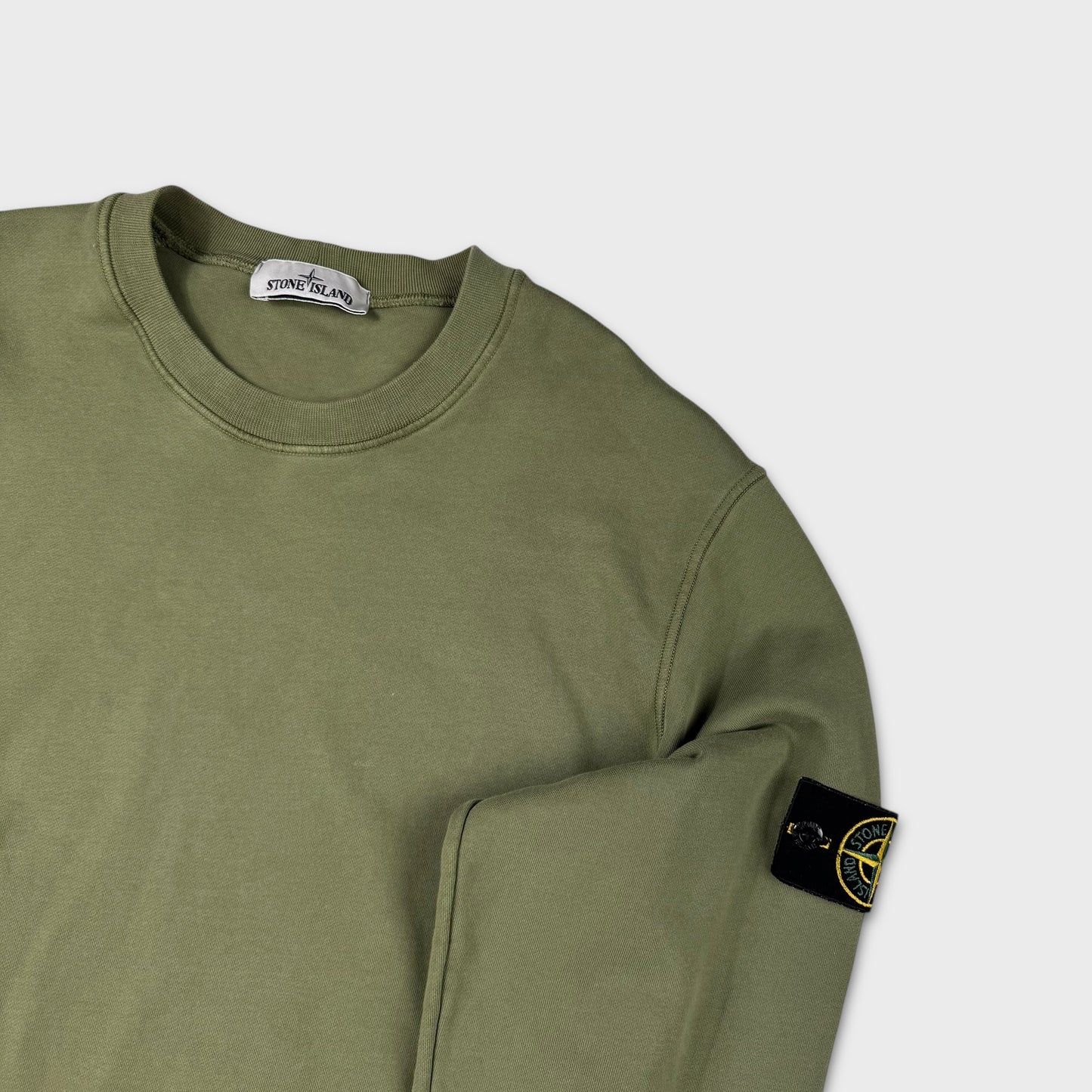 Stone Island Olive Green Crewneck XL