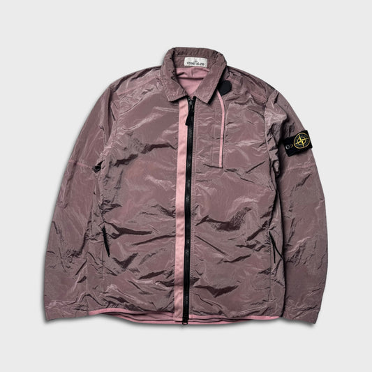 Stone Island Pink Nylon Metal Overshirt M