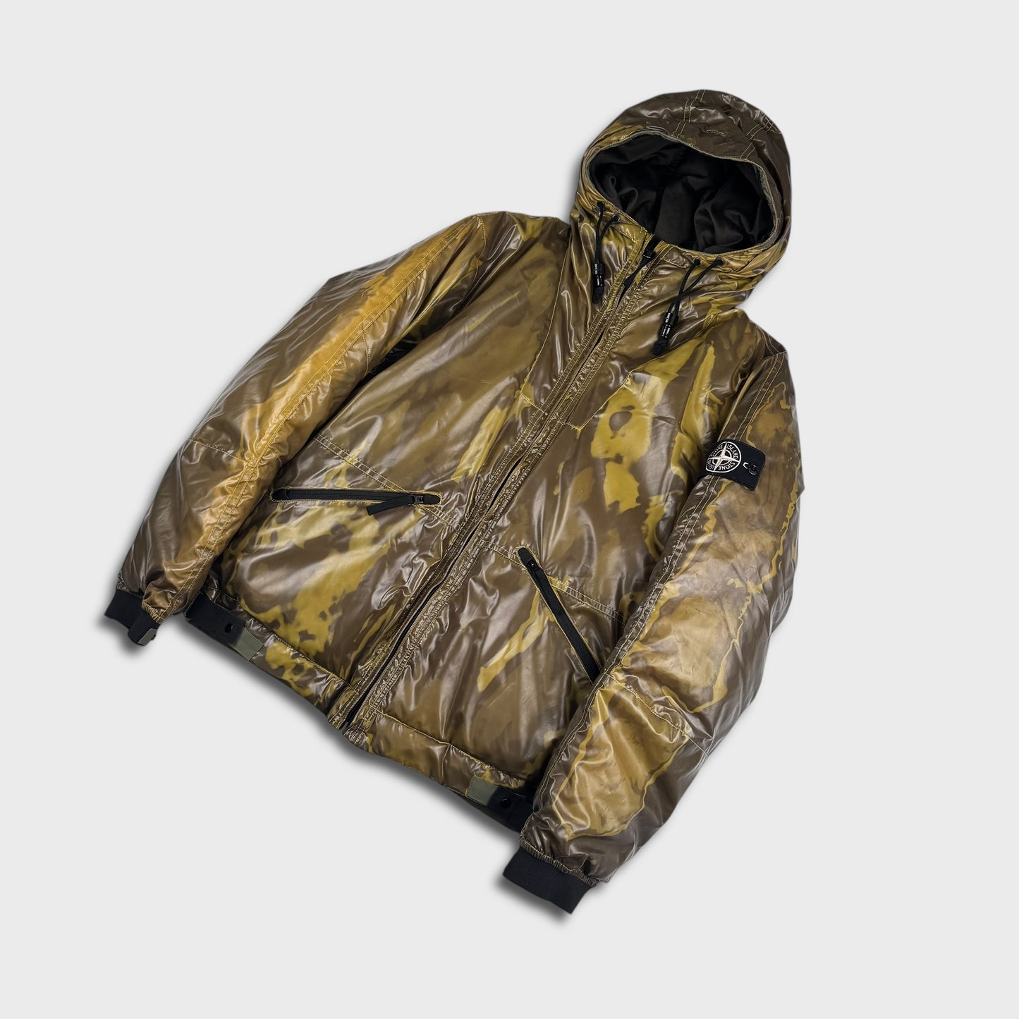 Stone Island ‘Ice Jacket’ Down Yellow / Brown M