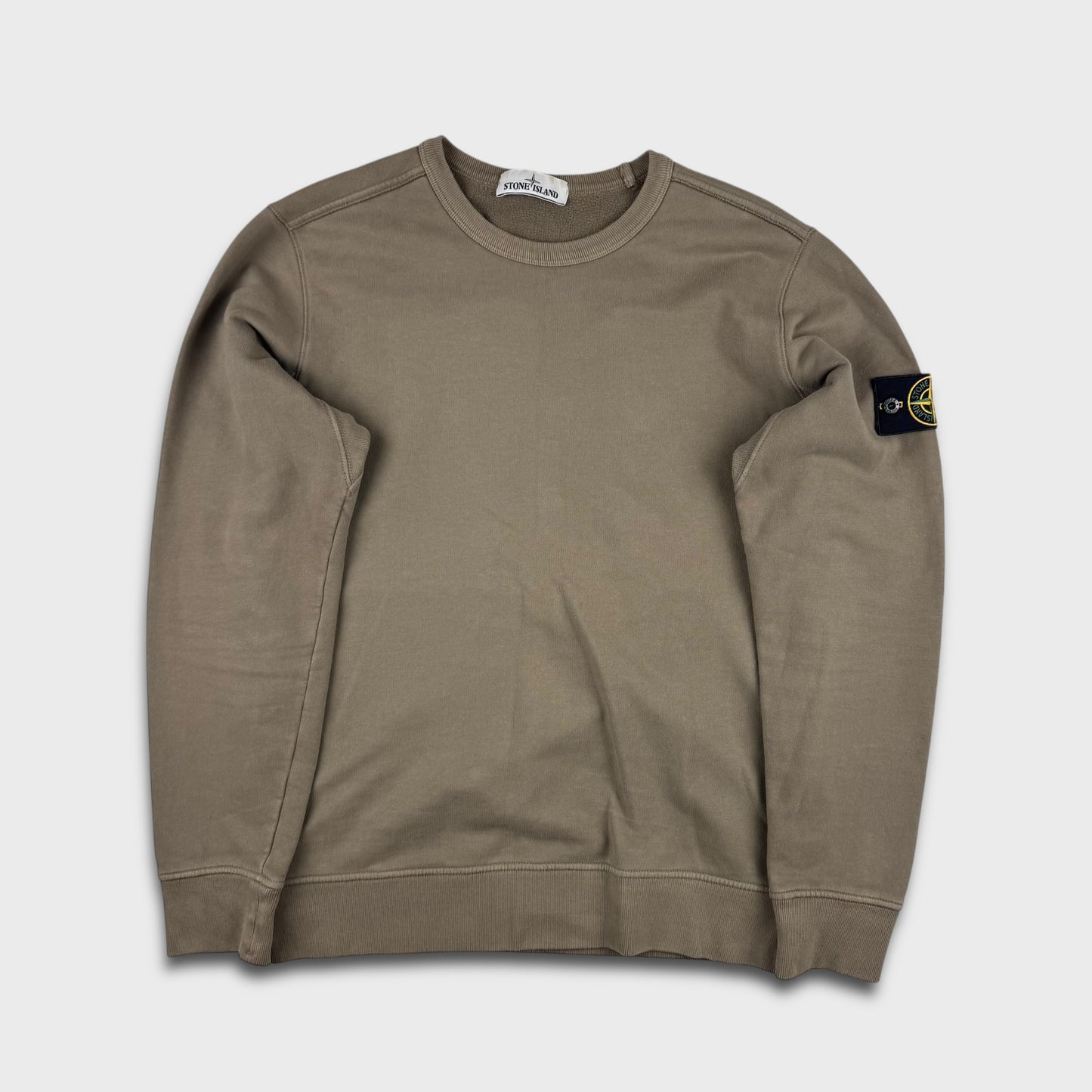 Stone Island Olive Green Crewneck M