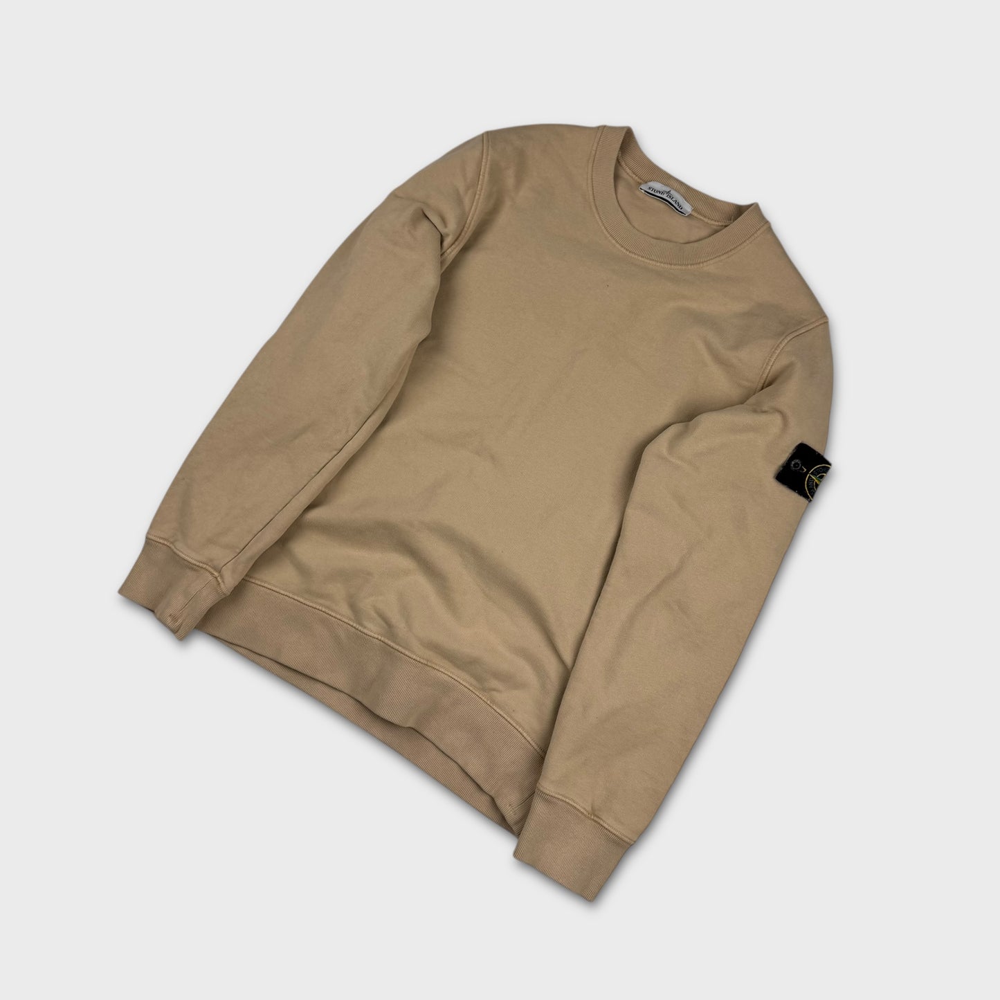 Stone Island Sand Crewneck Sweatshirt M