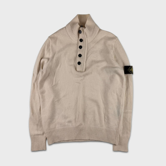 Stone Island Beige Button / Zip Up L/XL