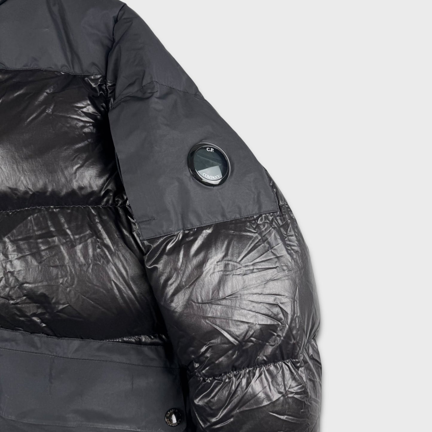 CP Company Black DD Shell Puffer Jacket M