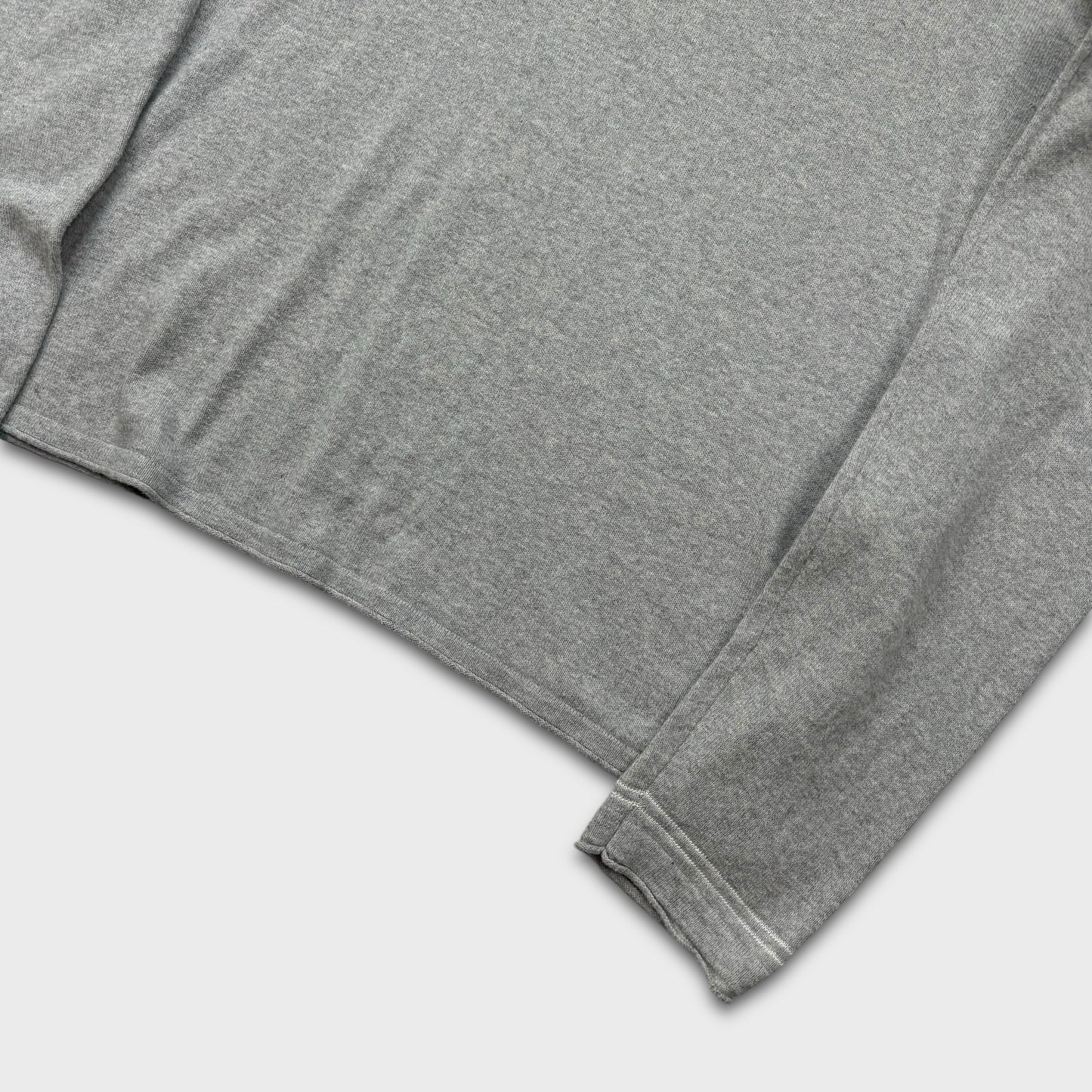 Stone Island Grey Thin Knit Jumper L