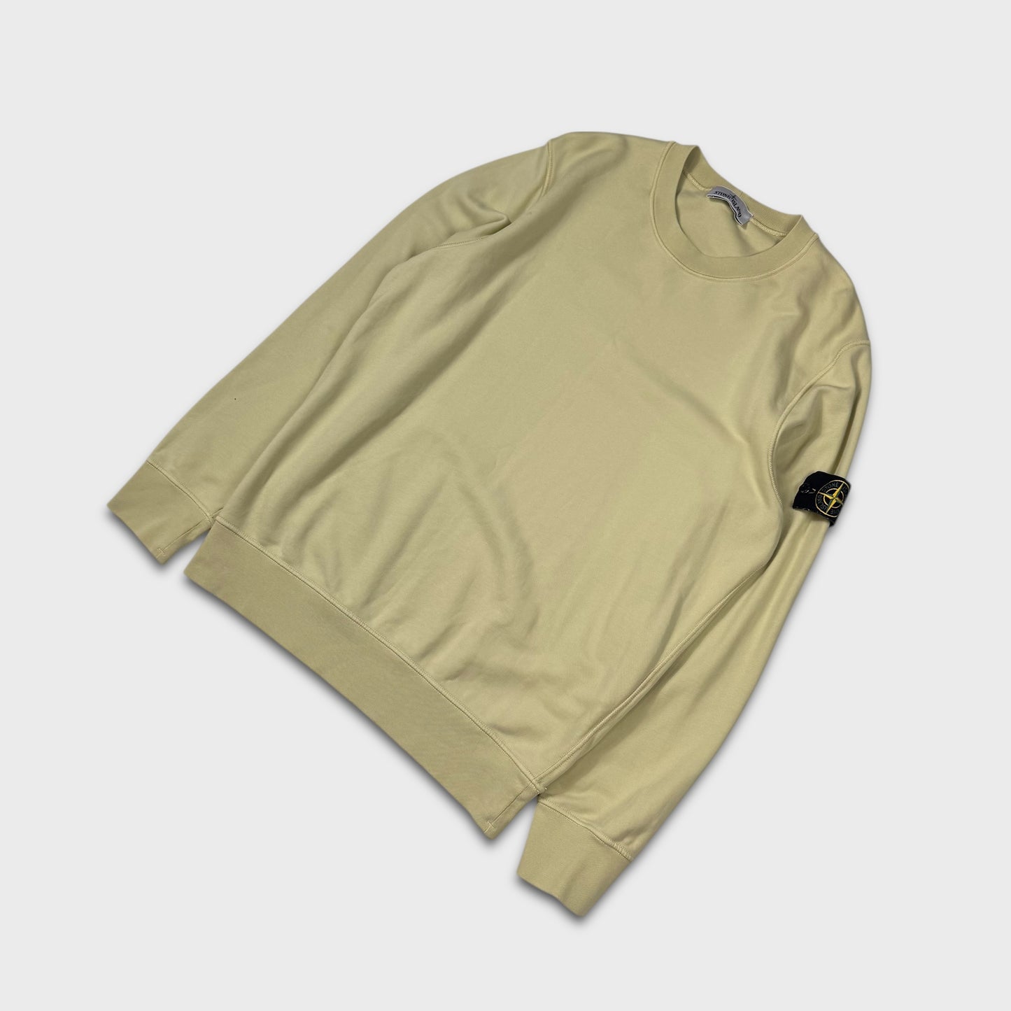 Stone Island Pistachio Yellow Crewneck XL