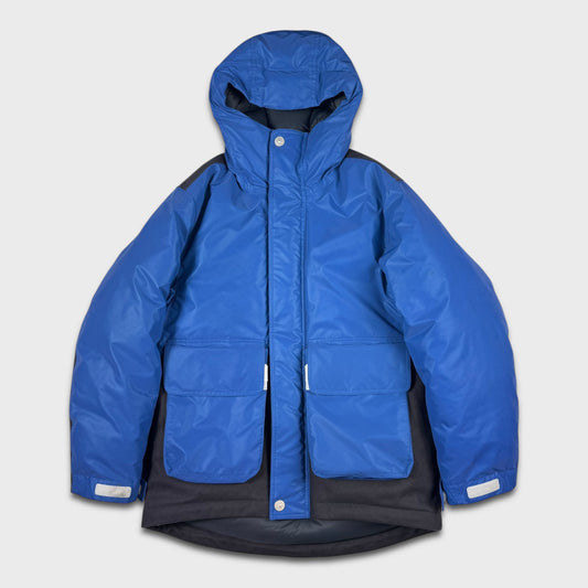 Stone Island Panno Resinato Plated Reflective Marina Down Jacket S