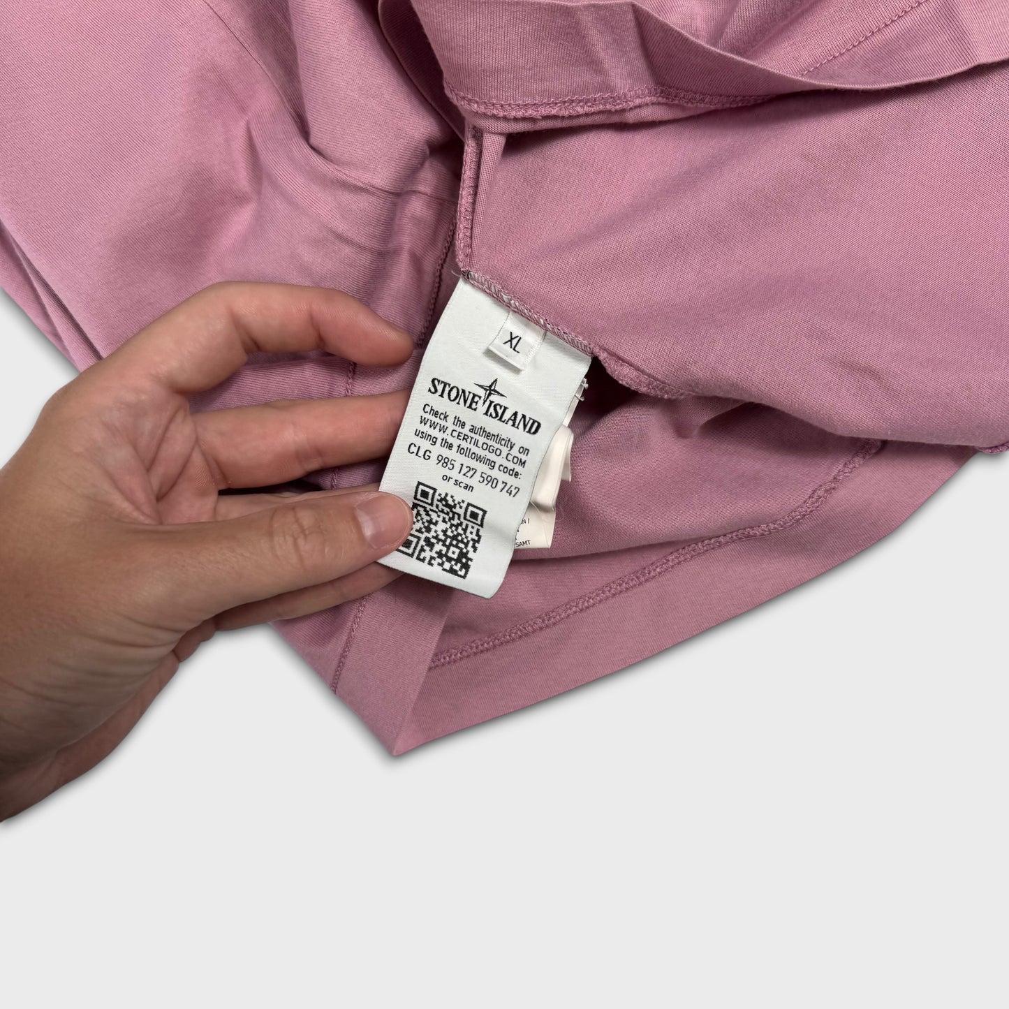 Stone Island Pink Compass T-Shirt M