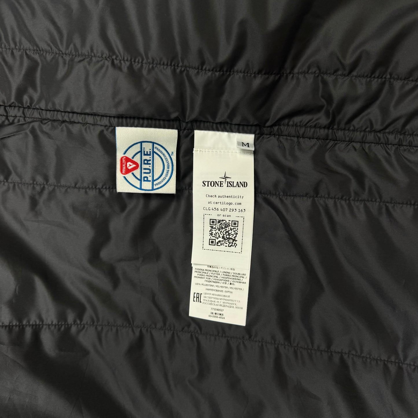 Stone Island e-Dye Soft Shell-R Primaloft Technology BNWT M