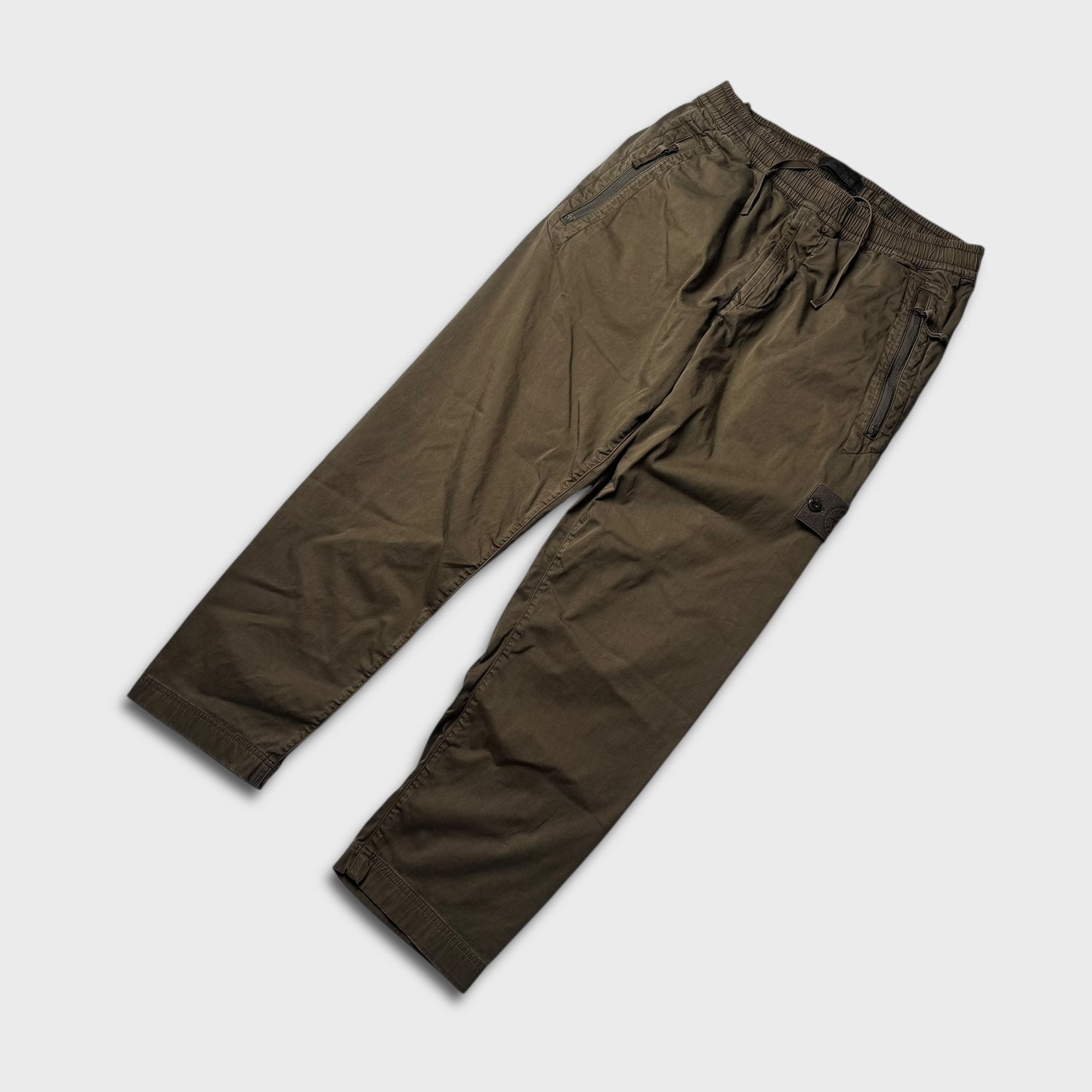 Stone Island Green Ghost Cargo Pants W30