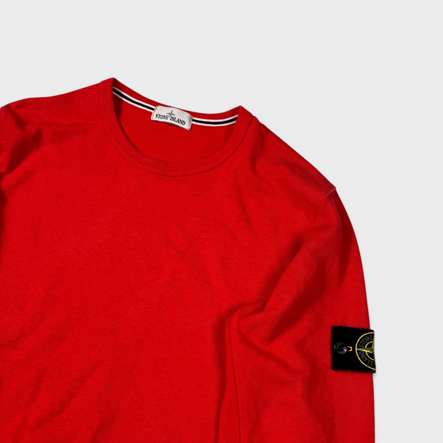 Stone Island Red Crewneck Sweatshirt 3XL