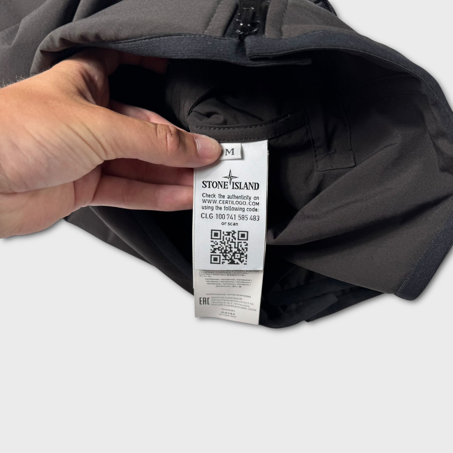 Stone Island Ghost Polyster Stretch 5L Gilet Jacket M