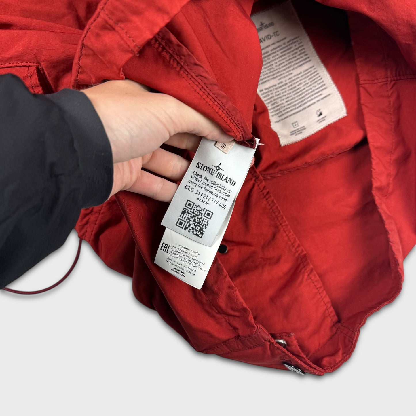 Stone Island Red David-TC Jacket S