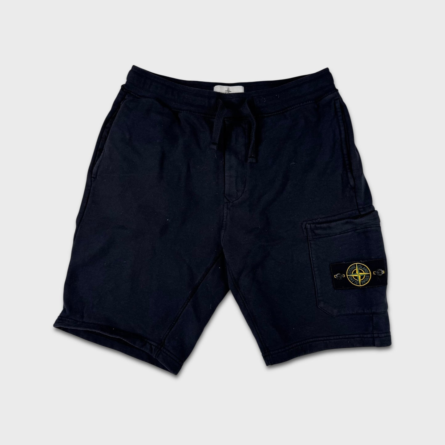 Stone Island Navy Cotton Shorts M