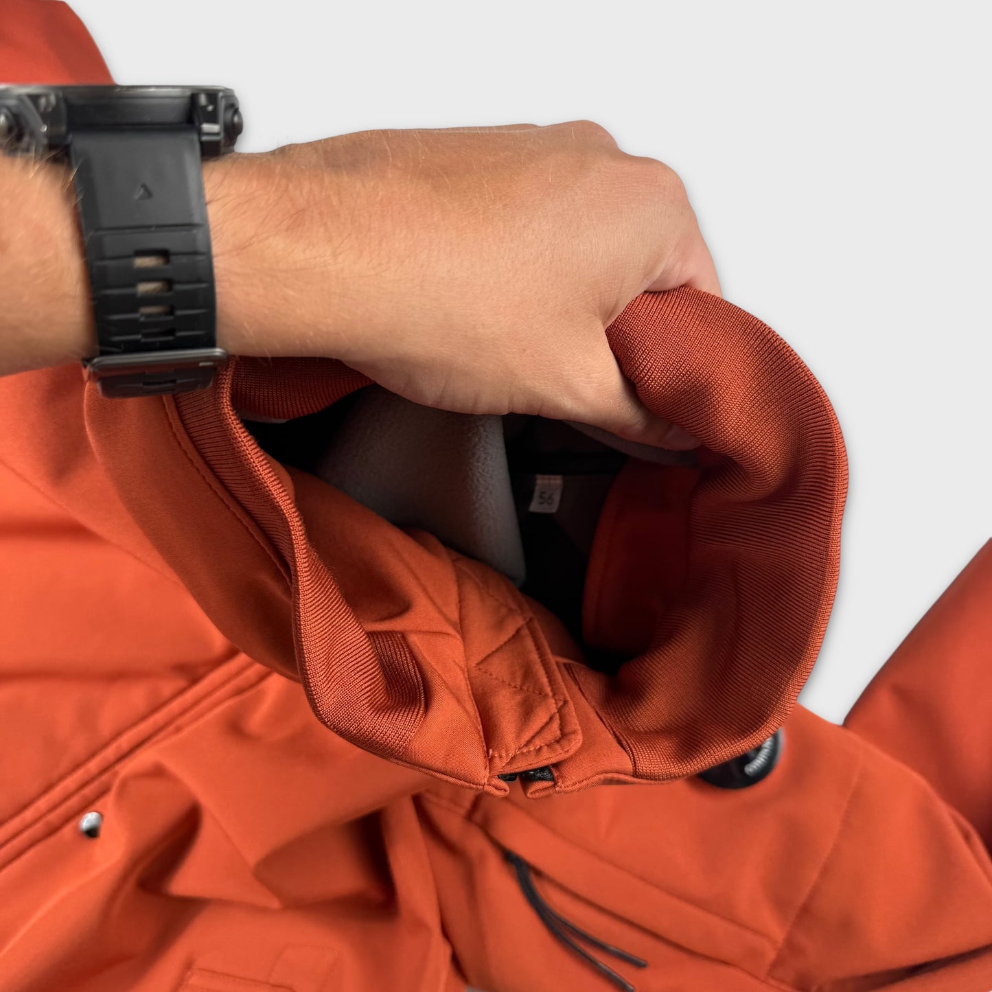 CP Company Burnt Orange Soft Shell Jacket 3XL