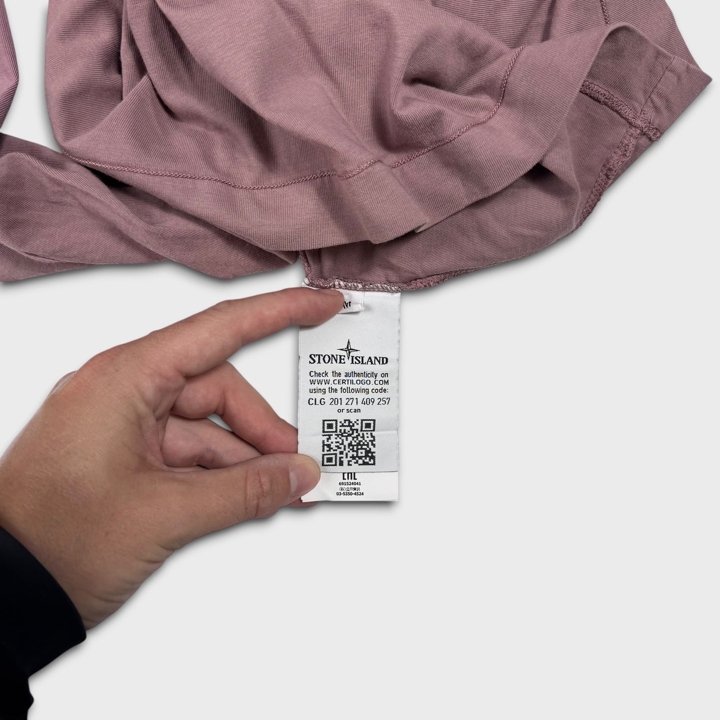 Stone Island Pink Compass T-Shirt M