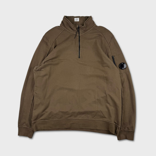 CP Company Dark Olive Lens 1/4 Zip 3XL
