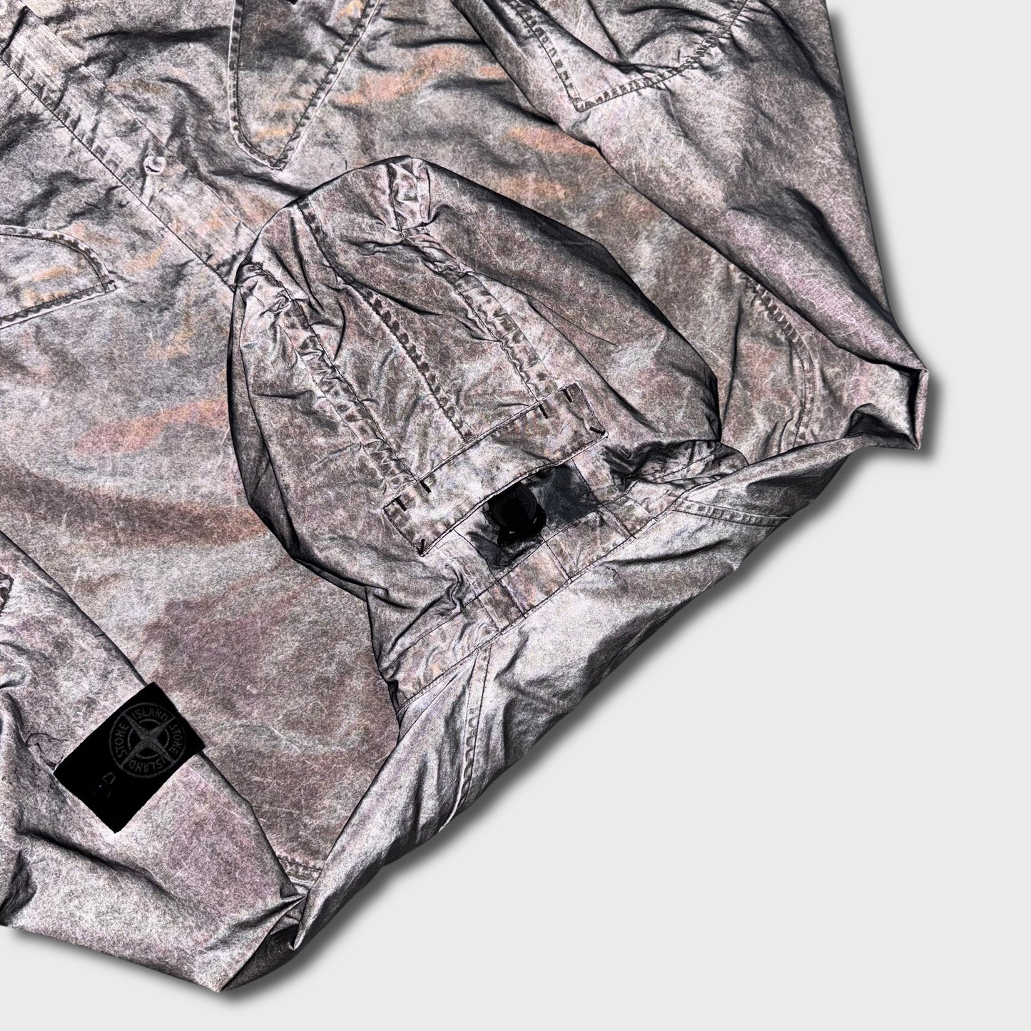 Stone Island Plated Reflective Special Process Parka Jacket XXL