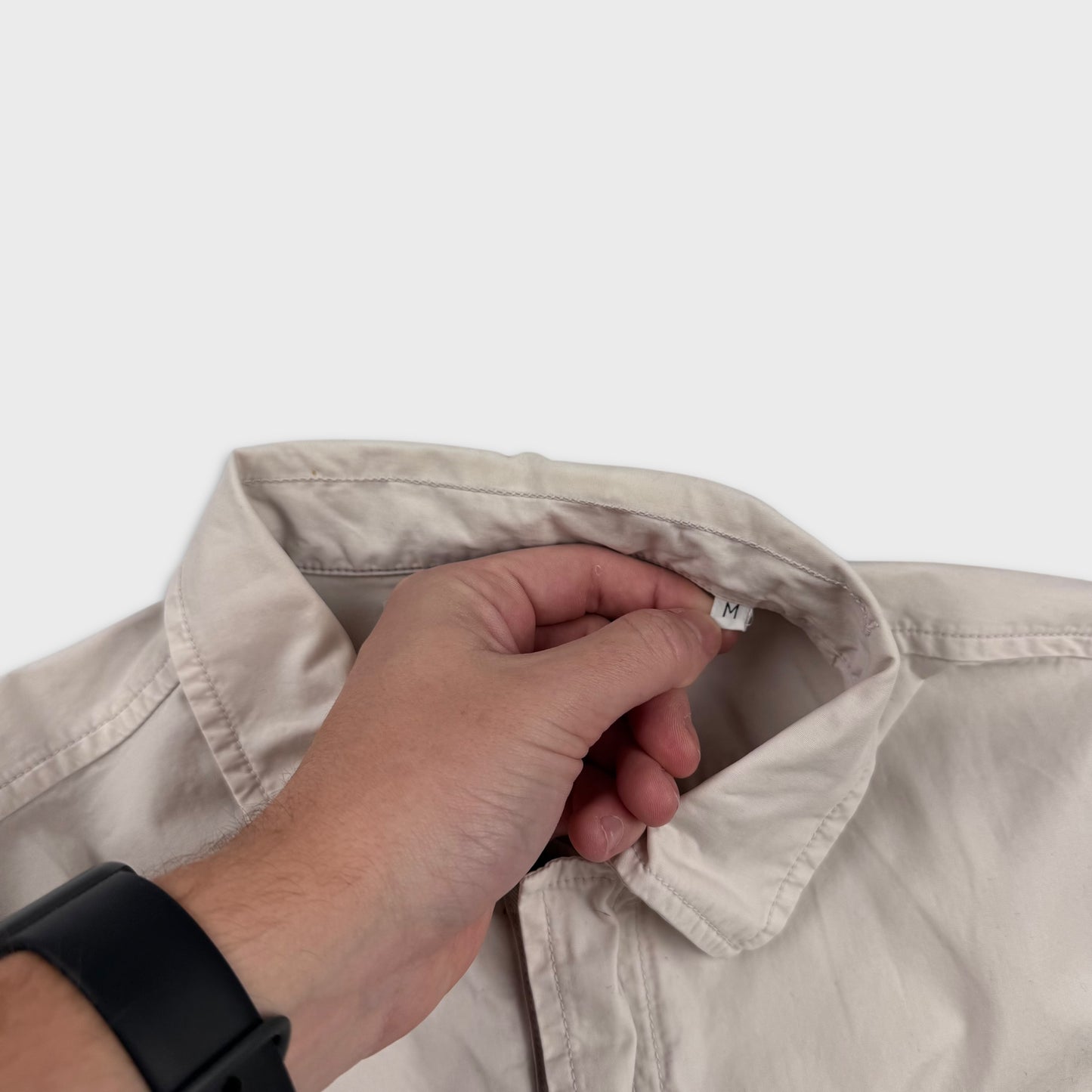 Stone Island Bone Full Zip Overshirt M