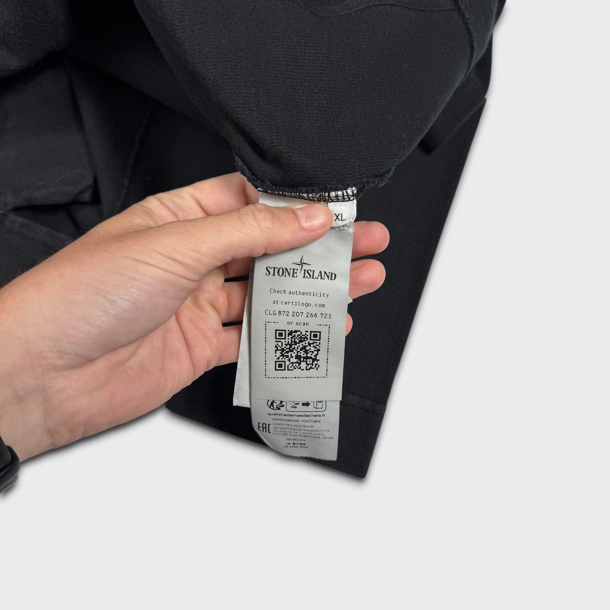 Stone Island Black Ghost Crewneck XL